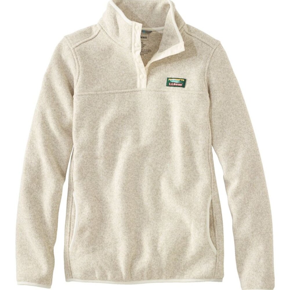 L.L.Bean Womens Sweater Fleece Pullover